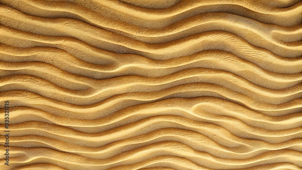 Golden Sand Waves Texture with Mesmerizing Ripple Patterns for Beach Themes Golden Sand Waves Texture with Mesmerizing Ripple Patterns for Beach Themes