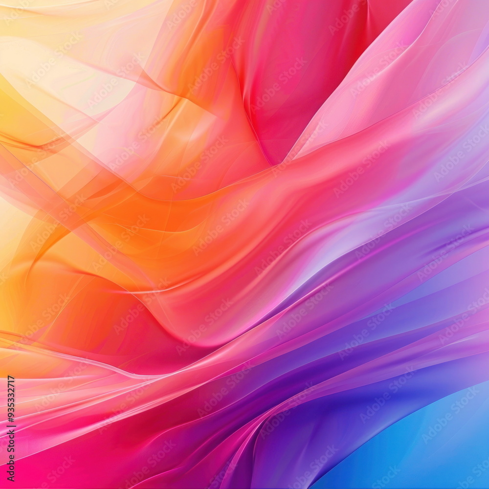 Fototapeta premium Bright Colors, Gradient Background Graphic