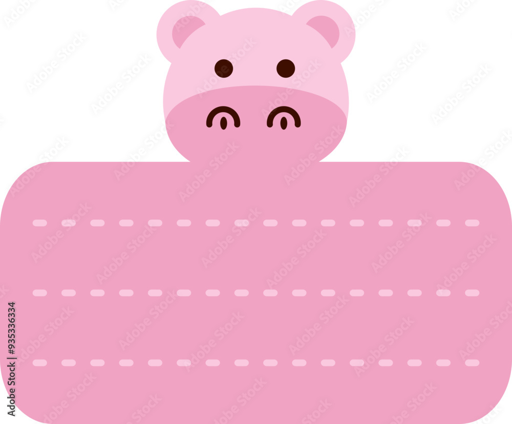 Animal Paper Note Animal Paper Note