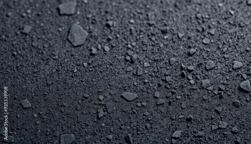 Texture of dark grey stone surface as background, closeup, ai