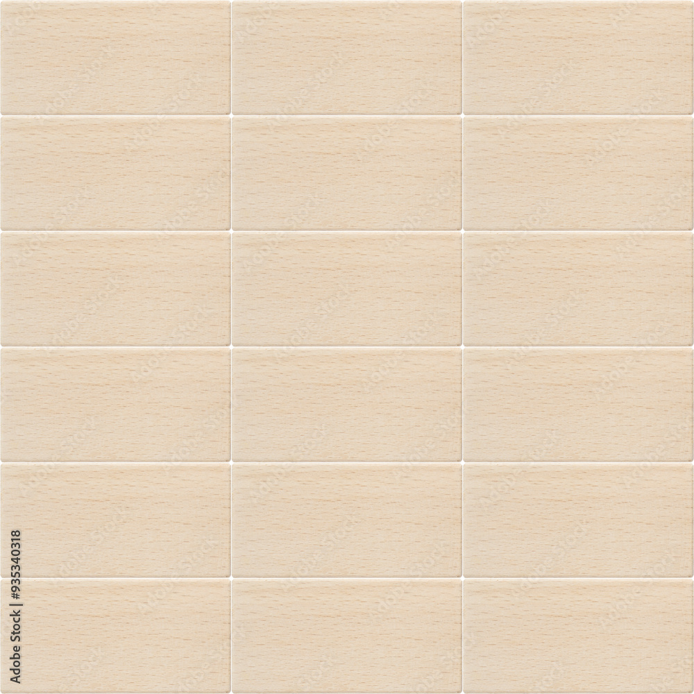 Fototapeta premium seamless pattern: beige wooden panels against white background