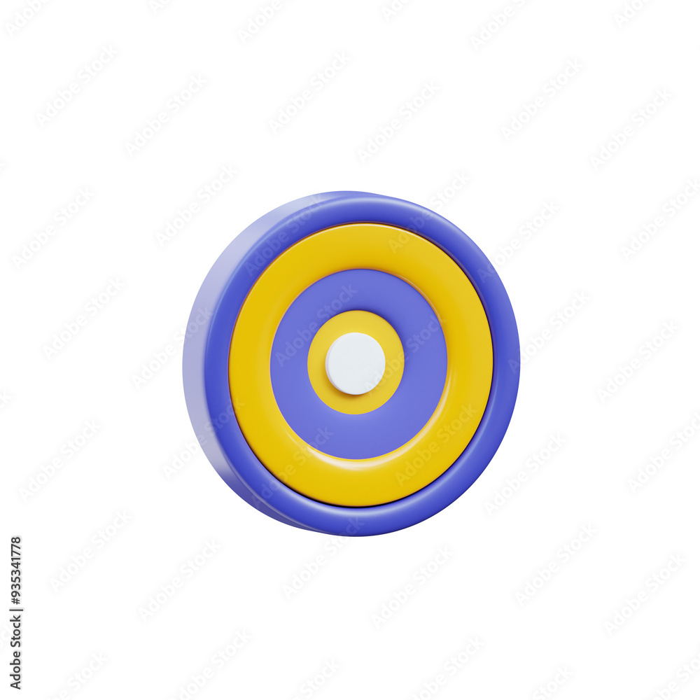 3D Business Target Strategy Visualization 3D Business Target Strategy Visualization
