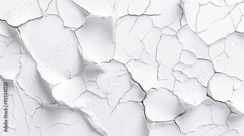 Abstract crack texture backgroud, dry soil surface separated from each other, 3D illustration.	