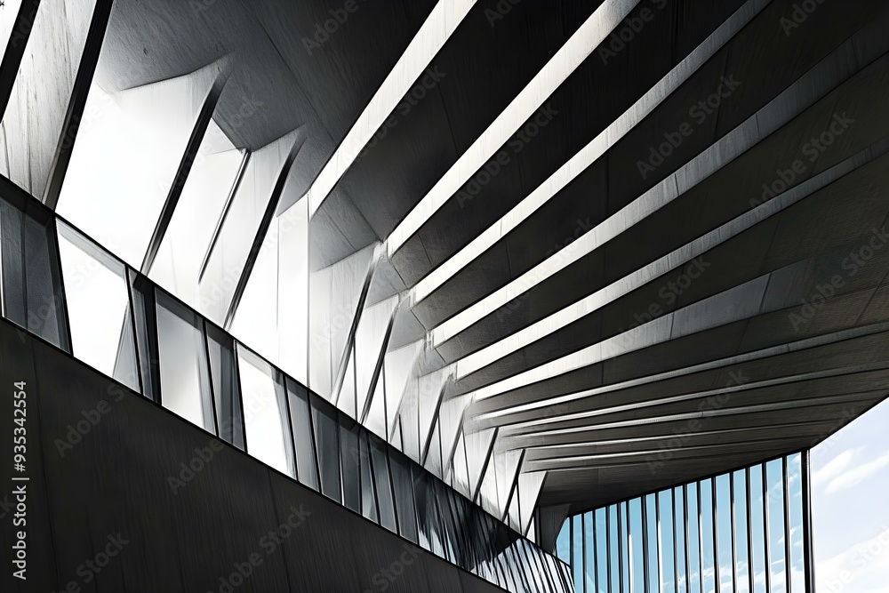 Abstract modern architecture Abstract modern architecture