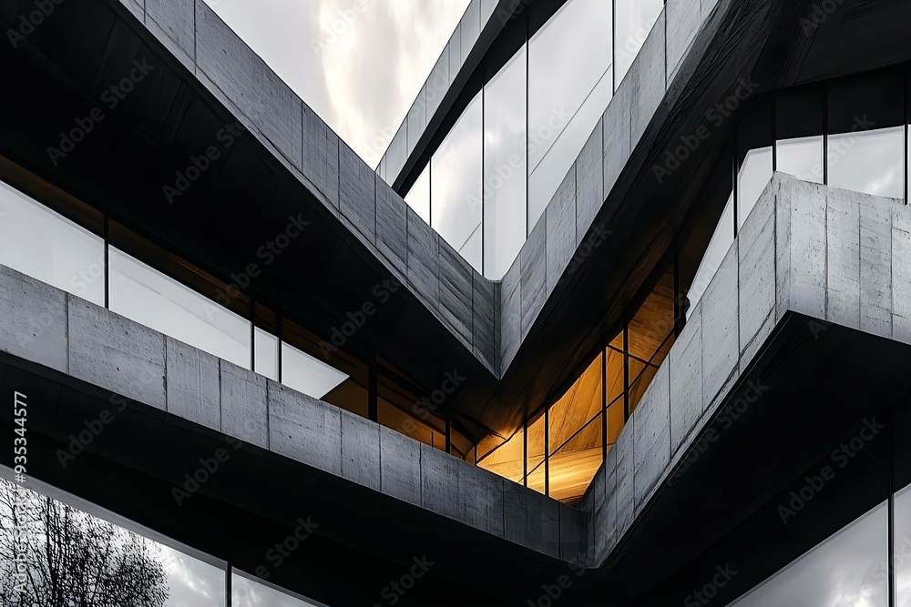 Abstract modern architecture Abstract modern architecture