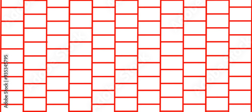 Red and white square texture background