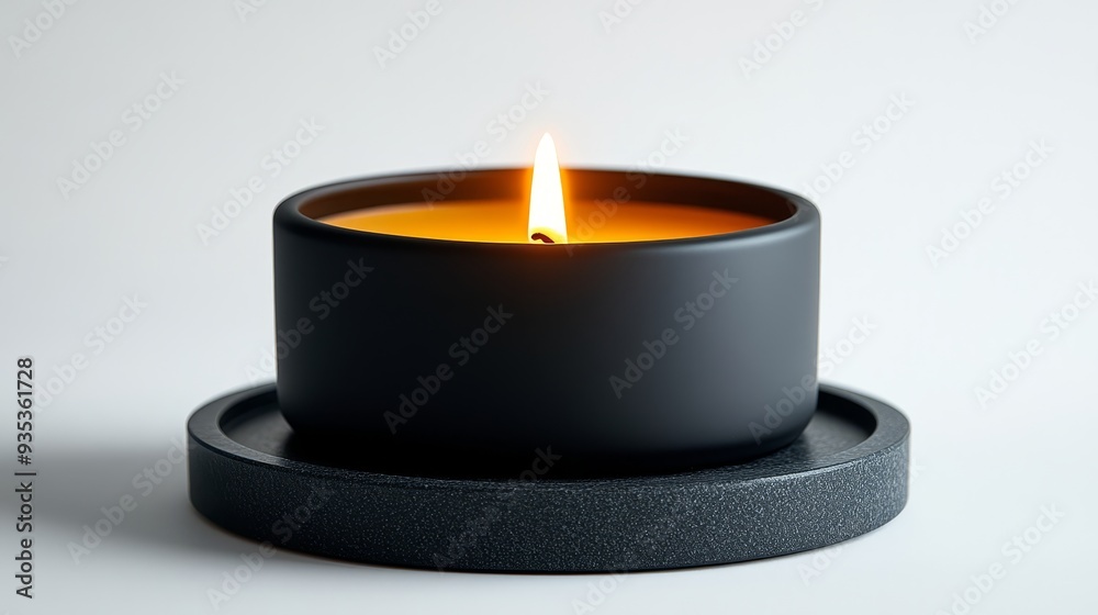Black candle mockup on a white background with a s 311 candle, flame, light, fire, burning, candles, wax, candlelight, decoration, dark, burn, christmas, glowing, celebration, black, wick, heat, nobo Black candle mockup on a white background with a s 311 candle, flame, light, fire, burning, candles, wax, candlelight, decoration, dark, burn, christmas, glowing, celebration, black, wick, heat, nobo