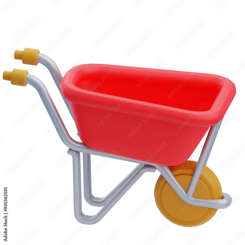3D Construction Wheelbarrow Digital Design Model 3D Construction Wheelbarrow Digital Design Model