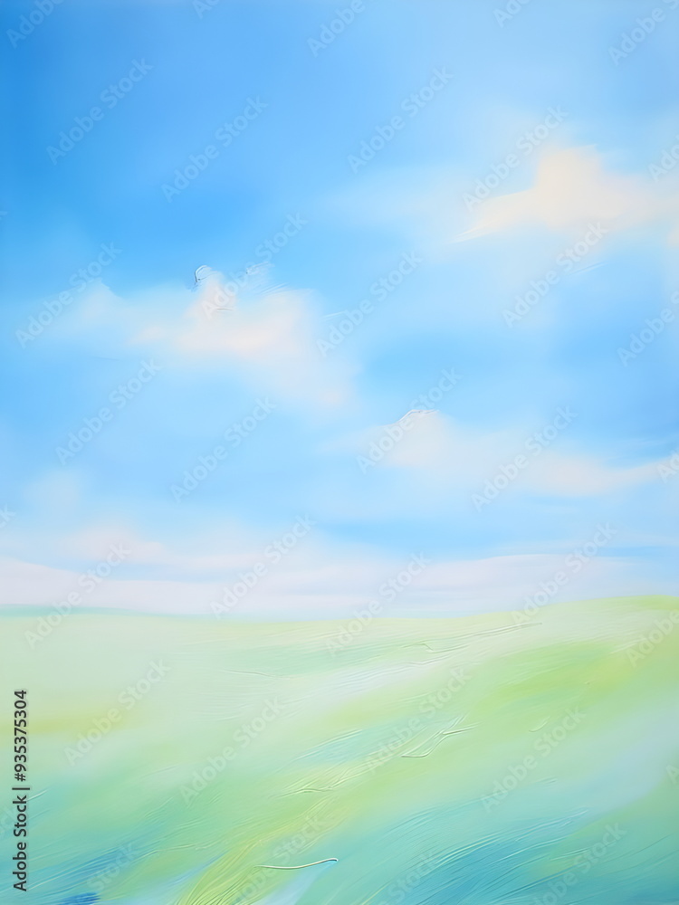 landscape with field and sky landscape with field and sky