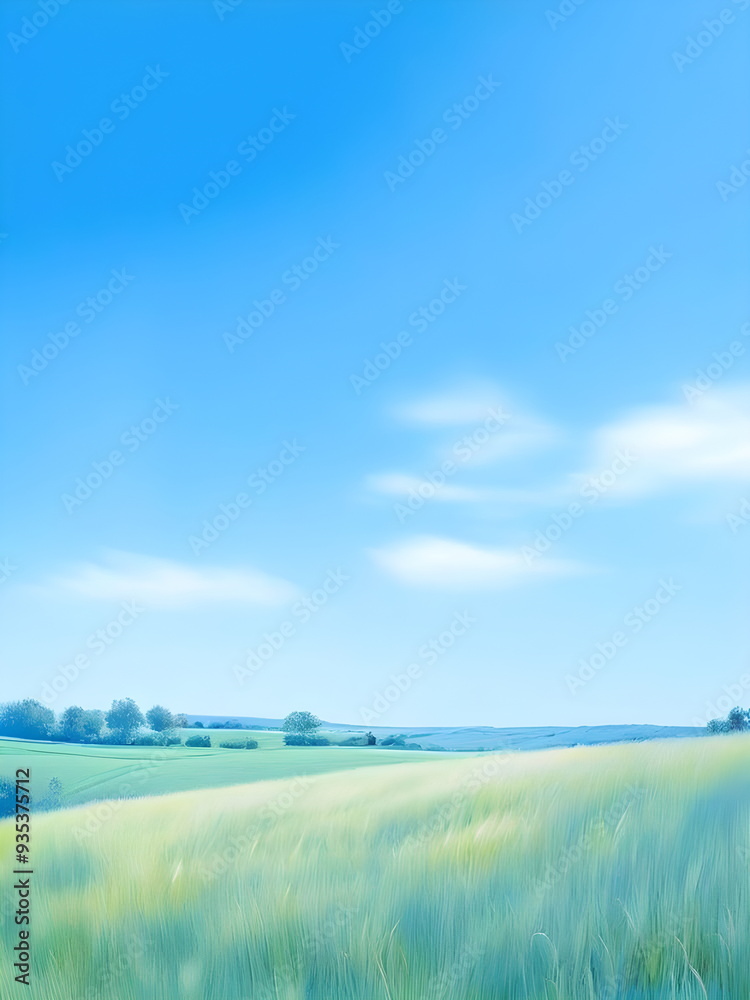 Obraz premium landscape with field and sky