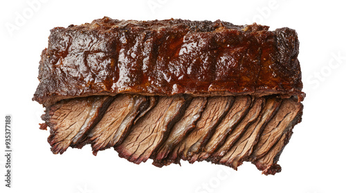 beef short rib islotated png photo