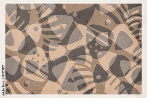 Abstract background in vintage style. Stylized old with grain. For use in graphics, for printing on wall decorations.