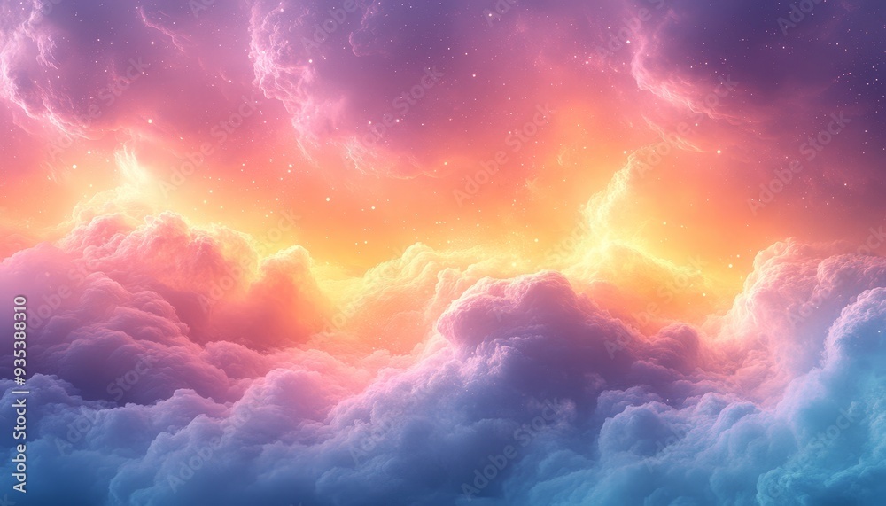 Fototapeta premium Create a soft pastel gradient background that tran 352