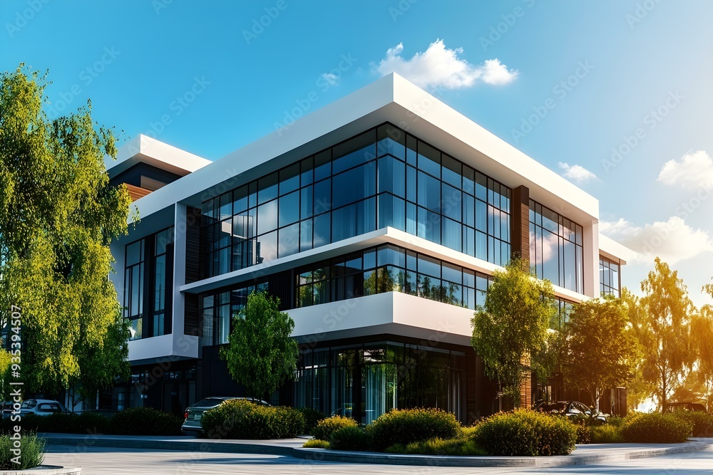modern building element modern building element