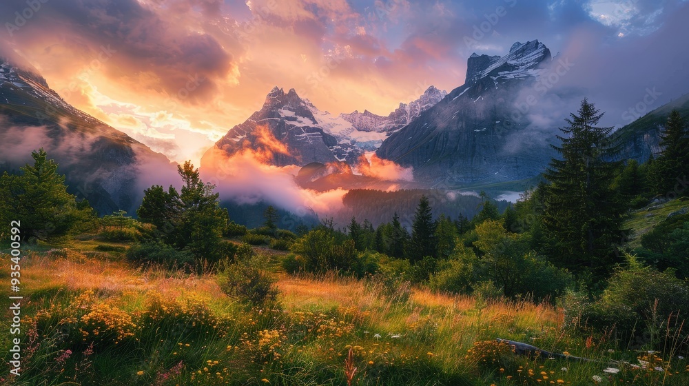 Obraz premium Wall calendar featuring stunning nature photography