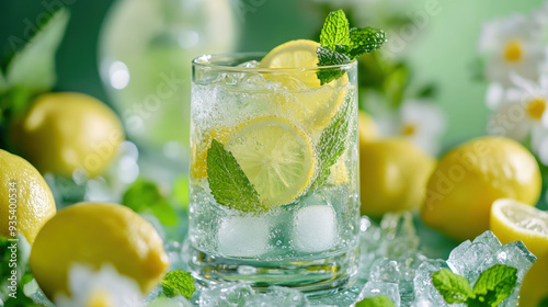 Freshness Burst: Citrus Flavored Ice Water photo