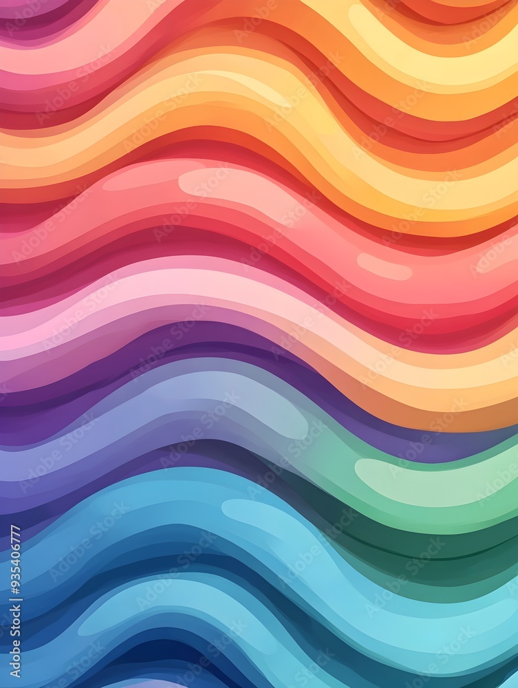 Vibrant Layered Rainbow Texture Abstract Background Vibrant Layered Rainbow Texture Abstract Background