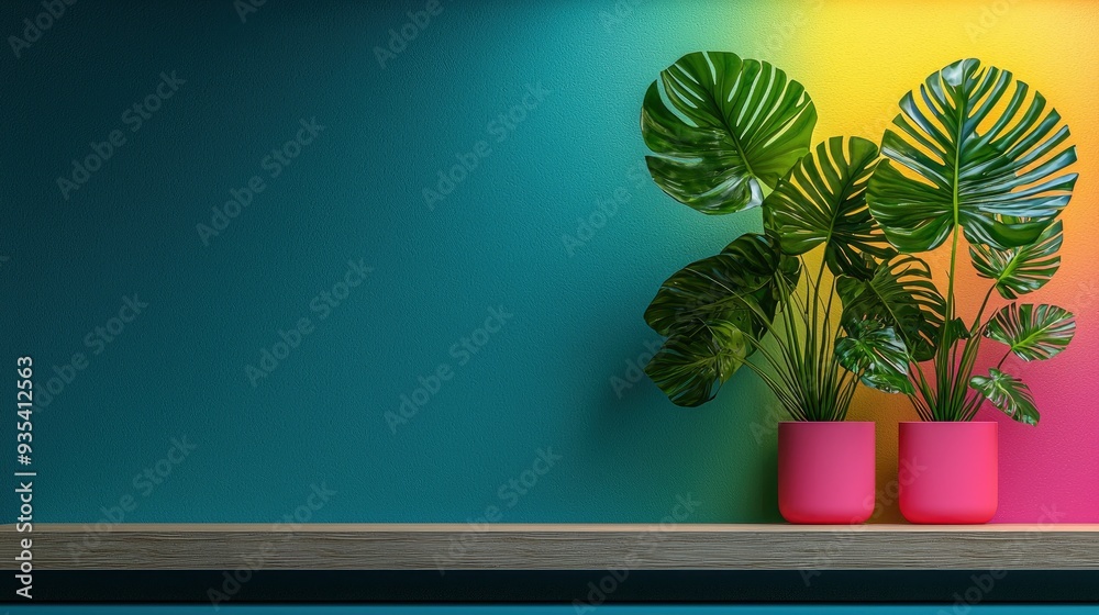 Spotlight On A Show Concept, Minimalist Design With Vibrant Colors Spotlight On A Show Concept, Minimalist Design With Vibrant Colors