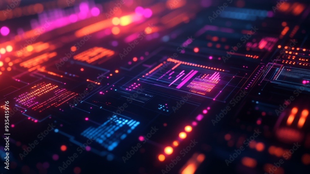 Abstract Tech Background. Abstract Tech Background.
