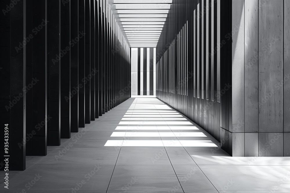The beauty of minimalist architecture, with clean lines and monochromatic shades. Generative AI The beauty of minimalist architecture, with clean lines and monochromatic shades. Generative AI