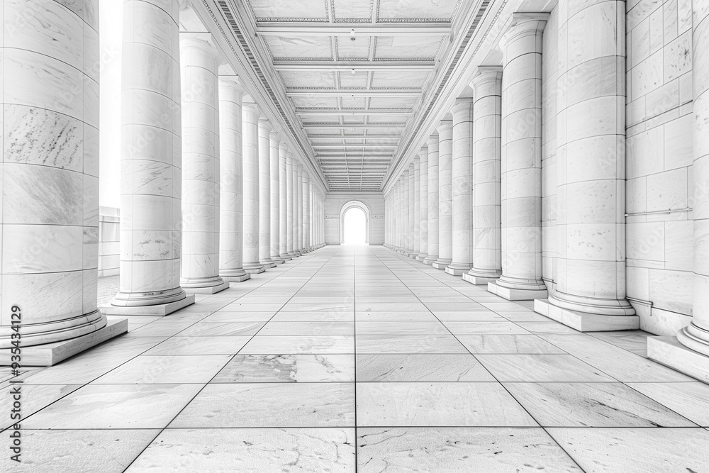 The beauty of minimalist architecture, with clean lines and monochromatic shades. Generative AI The beauty of minimalist architecture, with clean lines and monochromatic shades. Generative AI