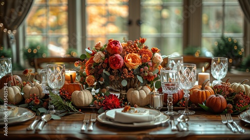 Autumnal Table Setting