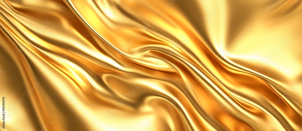 Stock photo of gold silk satin fabric texture. Stock photo of gold silk satin fabric texture.
