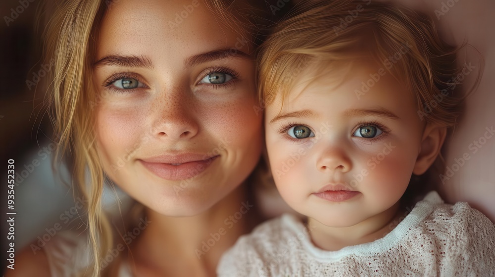 mother and child portrait soft pink backdrop tender embraces gentle smiles pastel hues dreamy lighting emotional connection delicate features loving gaze sentimental mood mother and child portrait soft pink backdrop tender embraces gentle smiles pastel hues dreamy lighting emotional connection delicate features loving gaze sentimental mood