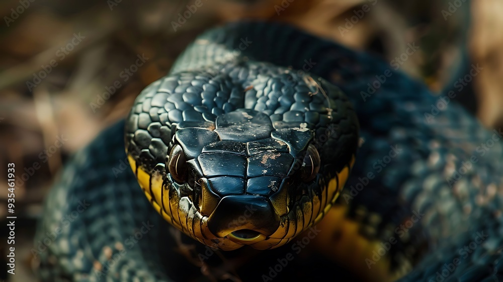 In the wild a deadly serpent is prepared to attack In the wild a deadly serpent is prepared to attack