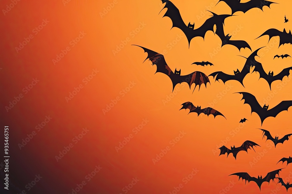 halloween background with bats halloween background with bats