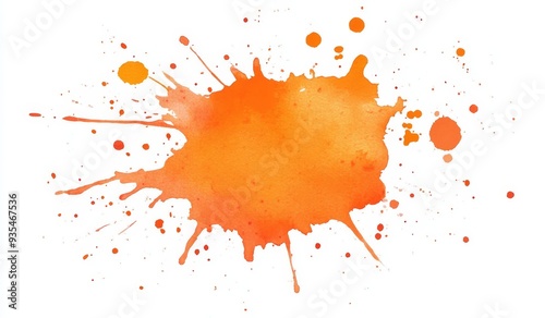 Watercolor background with a clear border and a natural splash of sand color. It can be copied.