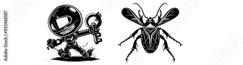 Wildlife and Shopping Cart Stock Photos: Deer, Nature, and Retail Imagery