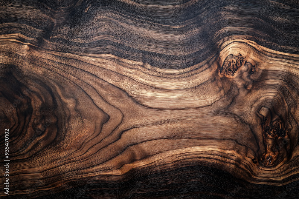 Walnut Wood texture, Natural light warm color wood texture with unique grain patterns. Close up of a wooden surface background.