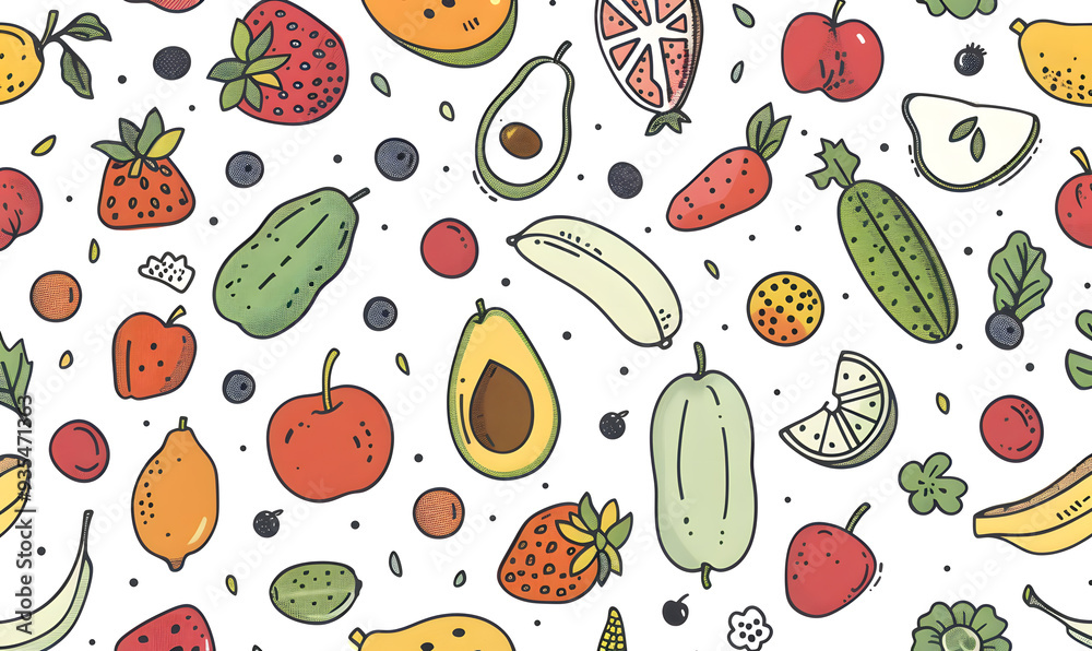 vegetable and fruits photo or illustrator on white background vegetable and fruits photo or illustrator on white background