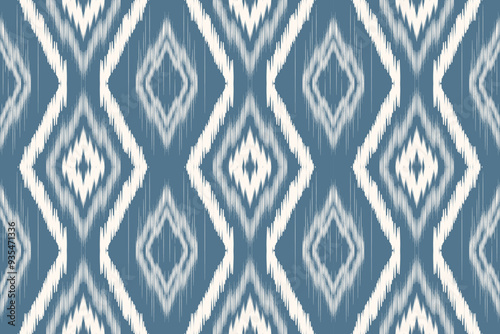 Ethnic ikat seamless pattern.beautiful pattern. folk embroidery,bohemian style,aztec geometric art ornament print.ethnic abstract art.Seamless fabric.design for fabric, carpet, wallpaper, clothing.