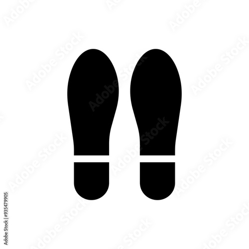 ISO prohibition safety signs_do not stand here symbol only