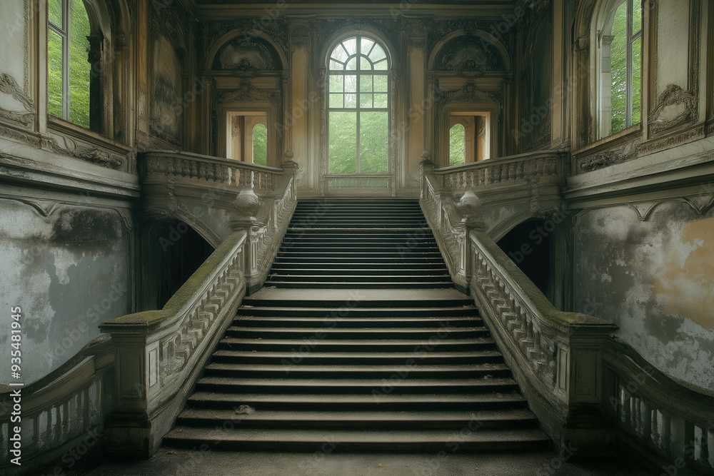 Obraz premium Grand Staircase Background