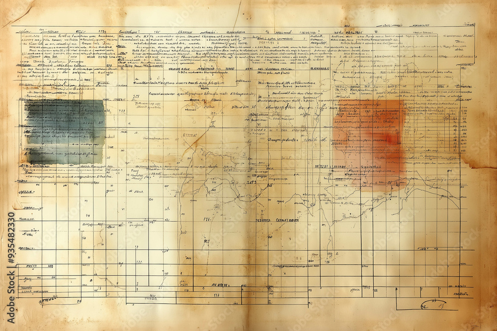 Fototapeta premium Ledger Paper Background