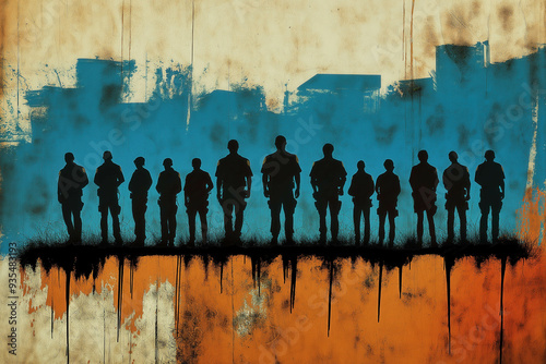 Police Lineup Background