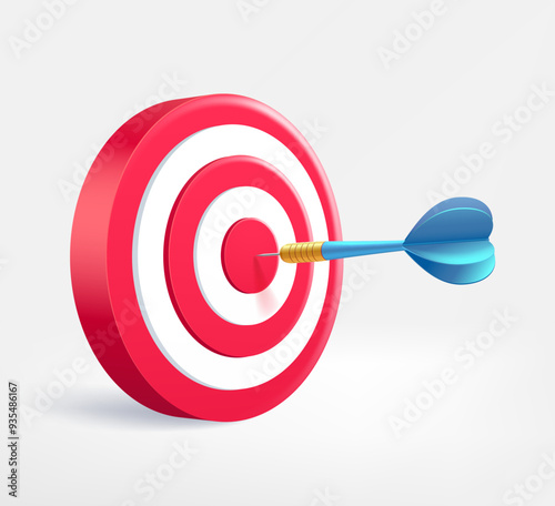 A target with an arrow hitting it, depicting precision and accuracy
