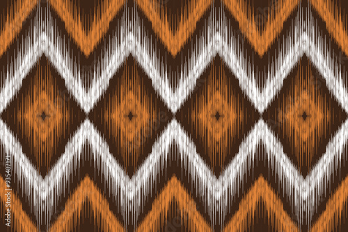 Ethnic ikat seamless pattern.beautiful pattern. folk embroidery,bohemian style,aztec geometric art ornament print.ethnic abstract art.Seamless fabric.design for fabric, carpet, wallpaper, clothing.