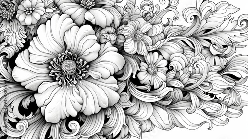 Wallpaper Mural A coloring book filled with intricate designs and patterns, perfect for relaxing and unleashing your creativity. Each page features unique illustrations that are sure to delight both children and Torontodigital.ca