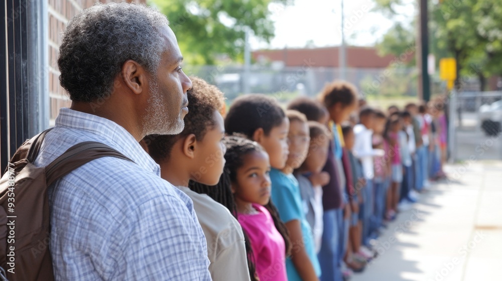 Diverse Group of Children and