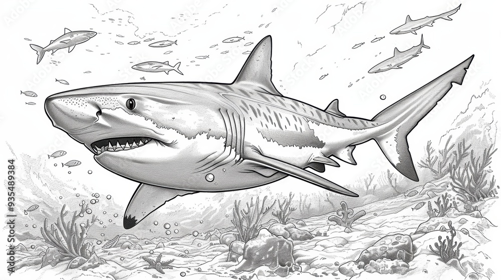 custom made wallpaper toronto digitalGet up close and personal with sharks in this detailed coloring book. From the fearsome tiger shark to the graceful whale shark, you'll find a variety of species to color and learn about.