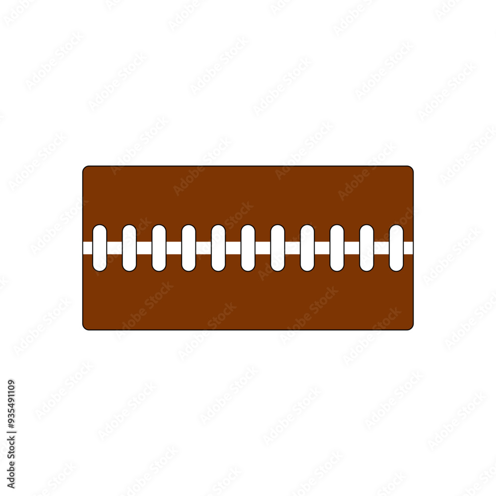 american football ball square american football ball square