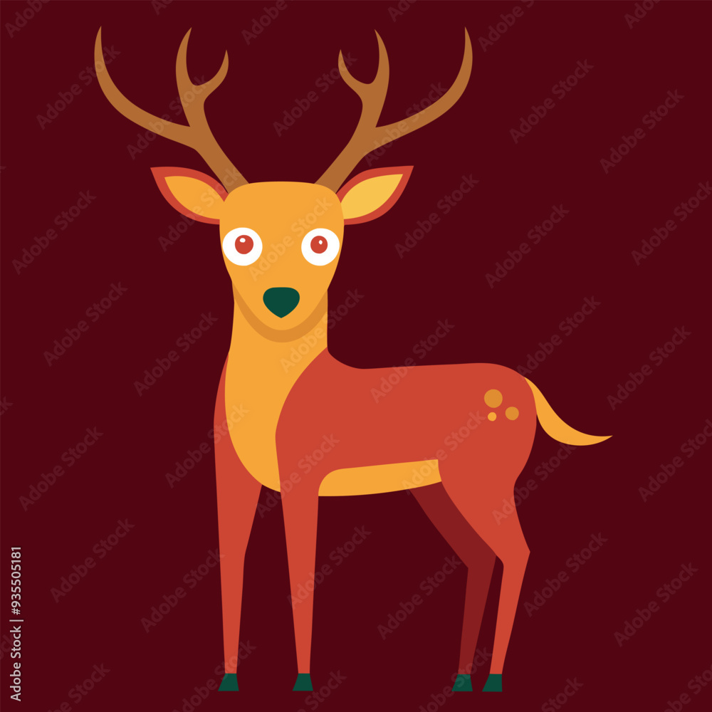 Deer head with tree icon logo vector illustration.
Deer head with tree icon logo vector illustration.