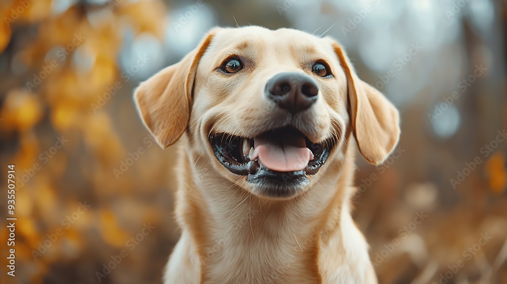 smiling dog : Generative AI smiling dog : Generative AI