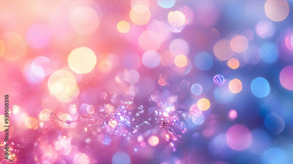Soft pastel bokeh lights in abstract style perfect for creating a dreamy background image Soft pastel bokeh lights in abstract style perfect for creating a dreamy background image