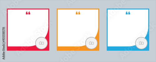 Testimonials background or customer review social media banner template
