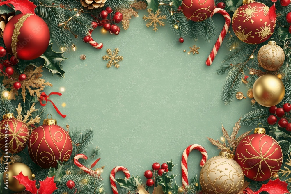 Festive Christmas Border Festive Christmas Border